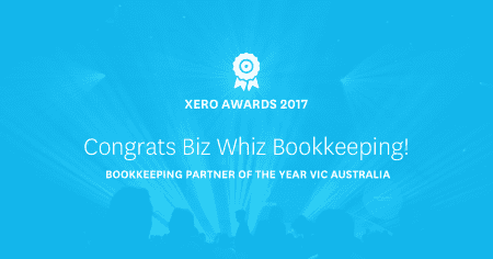 Xero Bookkeeping Partner of the Year - Victoria 2017